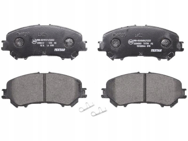фото №1, Textar 2206503 набор тормозных колодок тормозных, тормоза дисковые