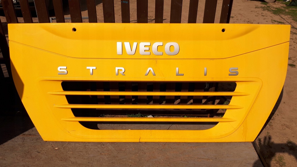 фото №1, Капот решётка радиатора iveco stralis i 02-07 жёлтая 4+/5pń