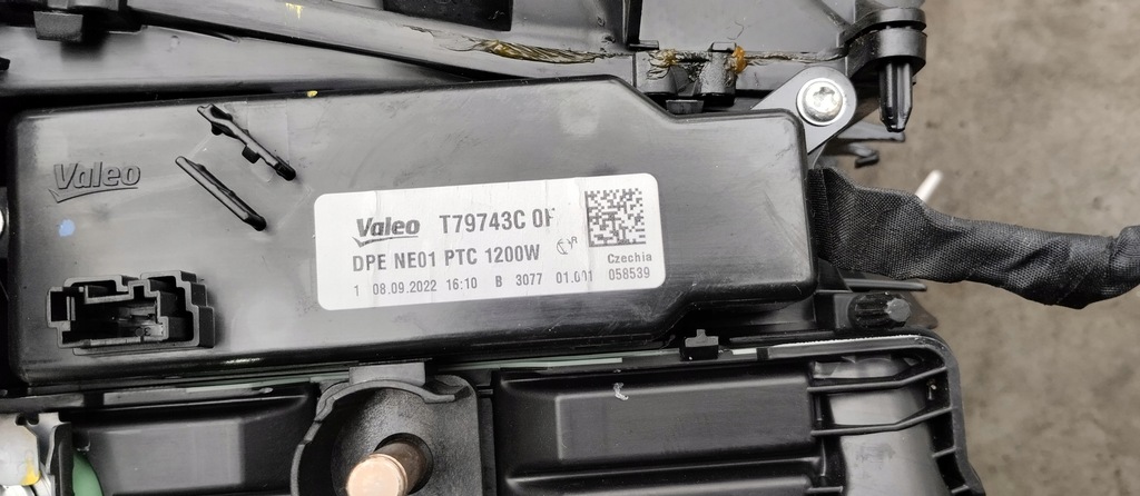 фото №6, Отопитель peugeot 308 iii t10 p5 9833951480 , t79743c