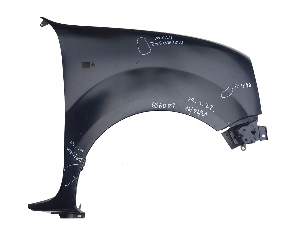 фото №1, Крыло правый renault kangoo 1998-2003 7751691053
