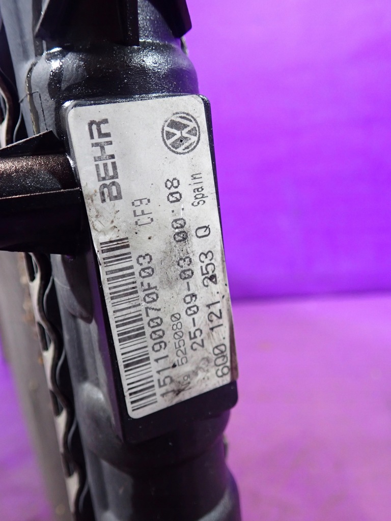 фото №6, Seat ibiza iii 6l 1,4 радіатор wody 6q0121353q