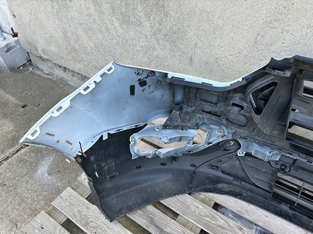 фото №6, Бампер перед передній ford transit custom i mk1 lift 2017- kompletny решітка радіатора