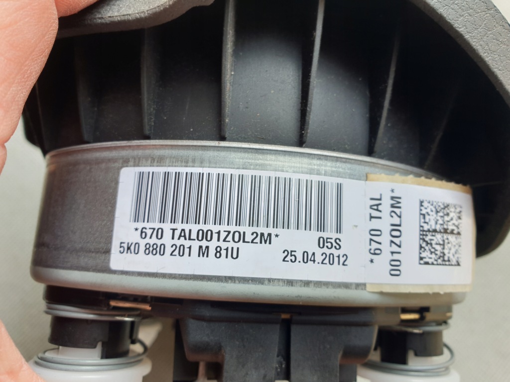 фото №6, Подушки безопасности воздушные заглушка vw polo 5 v 6r 2009-