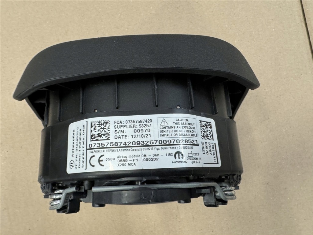 Подушка безопасности подушка водителя 2.2 m-jet 07357587420 fiat ducato 3 3 рестайлинг Киев