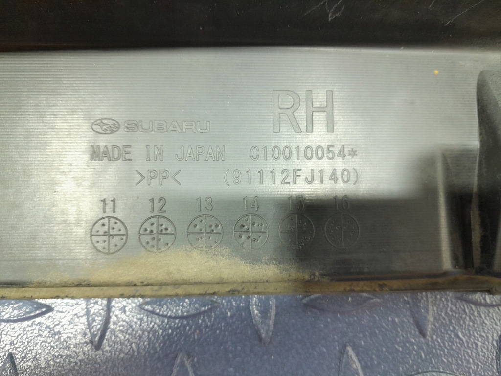 фото №11, Subaru xv i lift молдинг порог правая 91112fj140