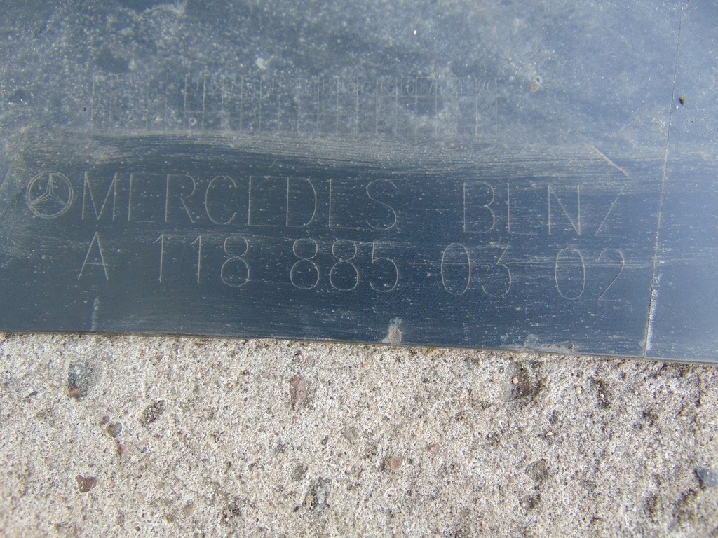 фото №16, Накладка спойлер дифузор бампера задня mercedes cla w118 a1188850302