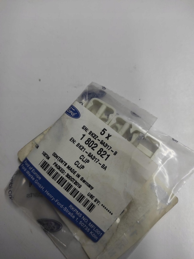 фото №3, Клипса ford transit custom