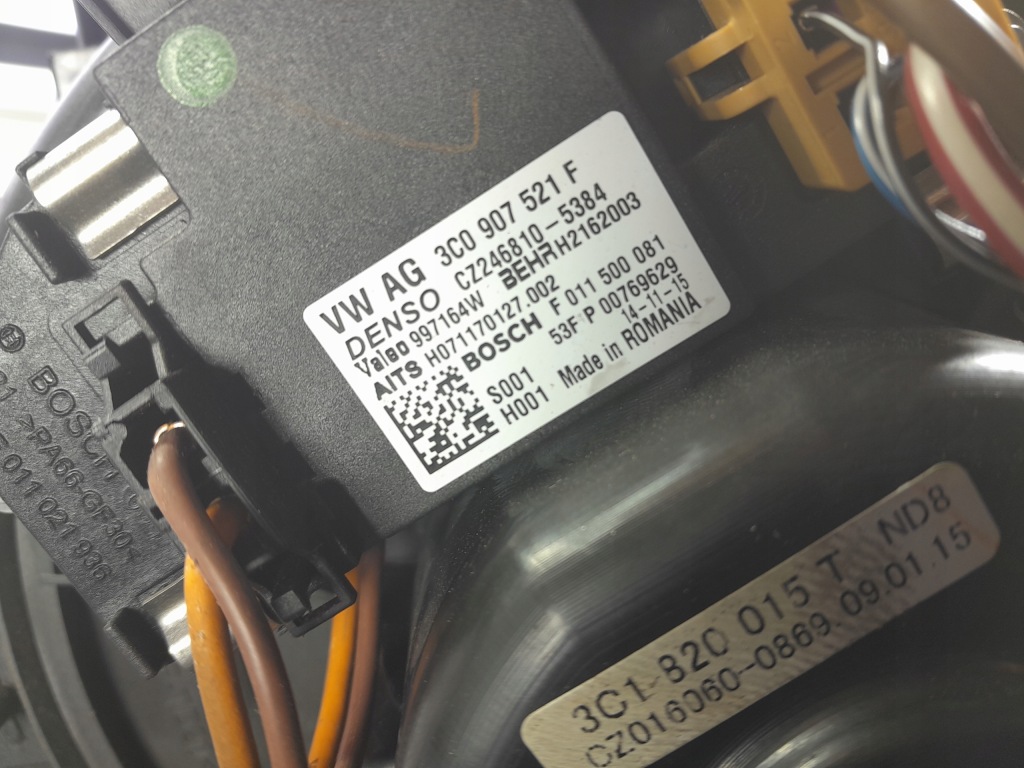 фото №5, Skoda superb ii lift обігрівач корпус повітродувка 3t1820003m eu