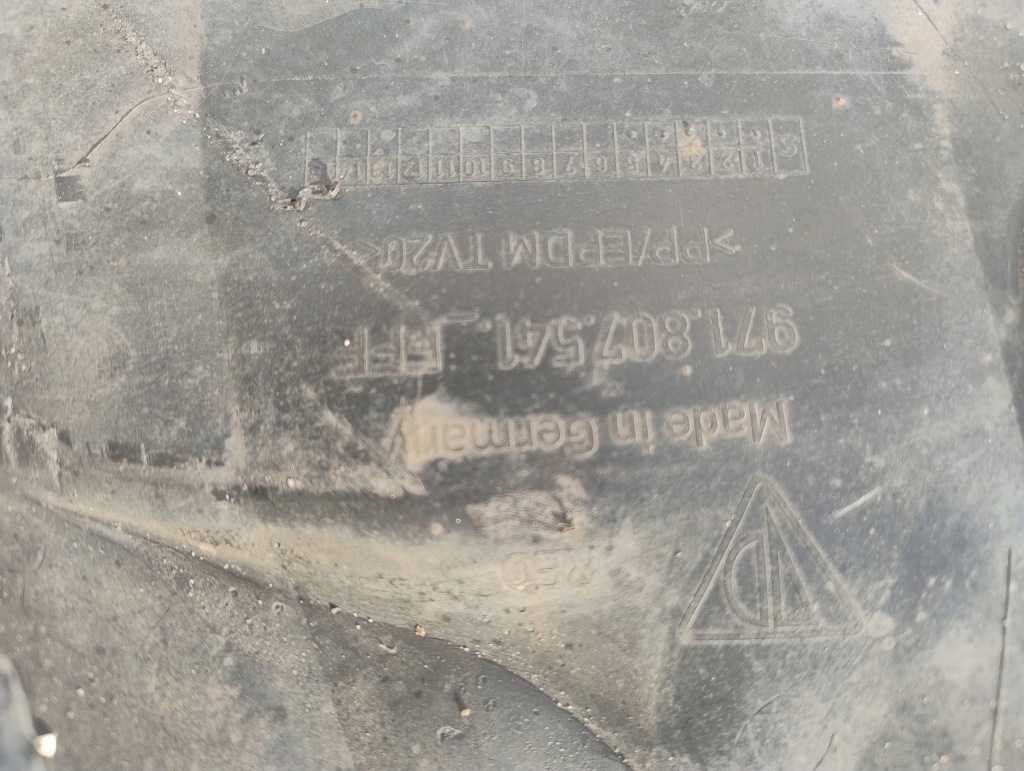 фото №6, Porsche panamera 16- спойлер накладка бампера перед передняя 971807541