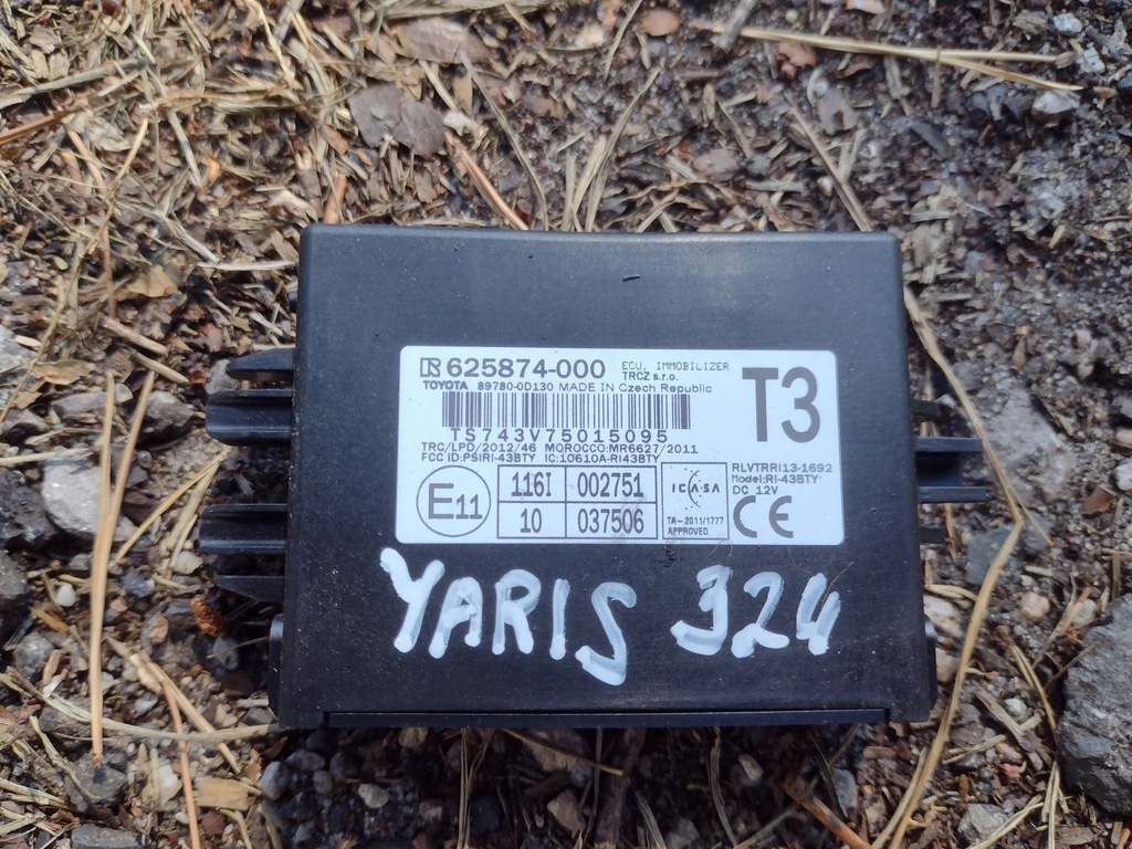 фото №1, Модуль імобілайзер toyota yaris iii 1.4d