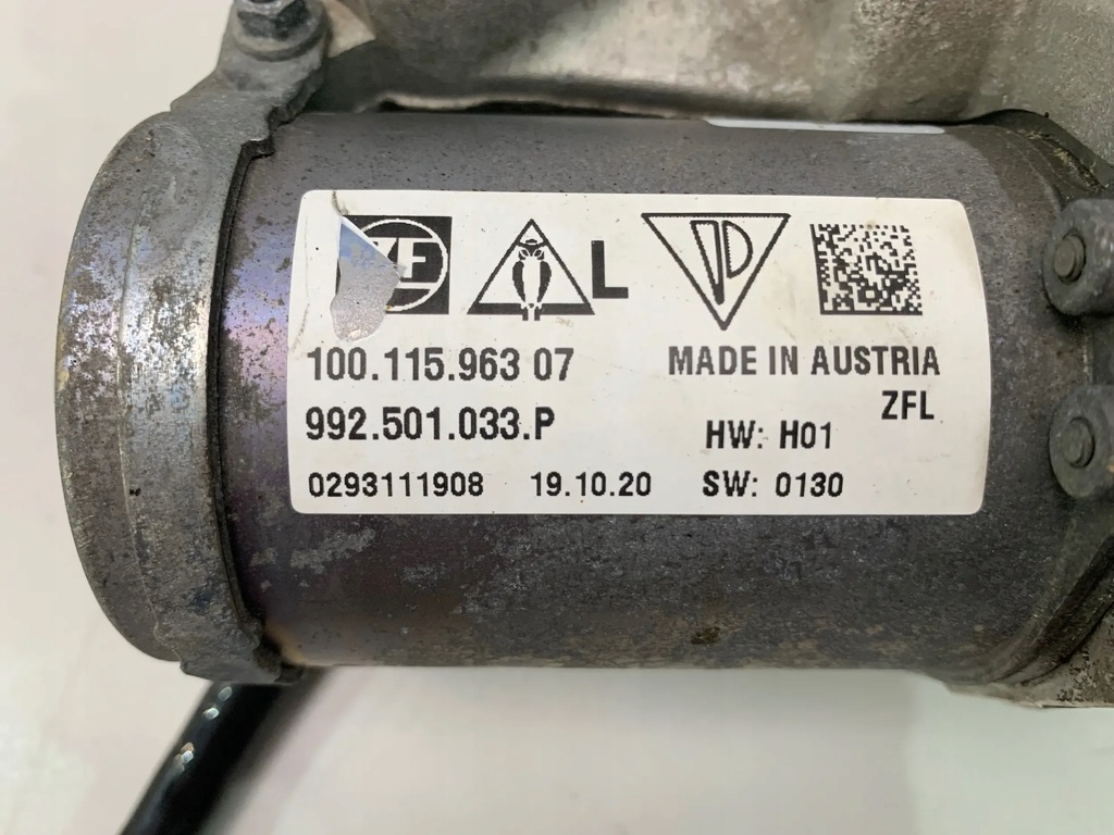 фото №5, Porsche 911 992 актуатор двигатель поворотная osi левый задняя 992501033p