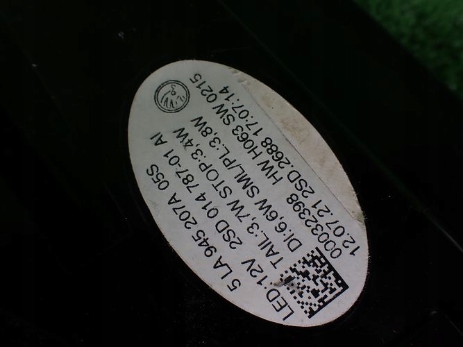 фото №10, Skoda enyaq led лампа правая левая задняя задняя kpl