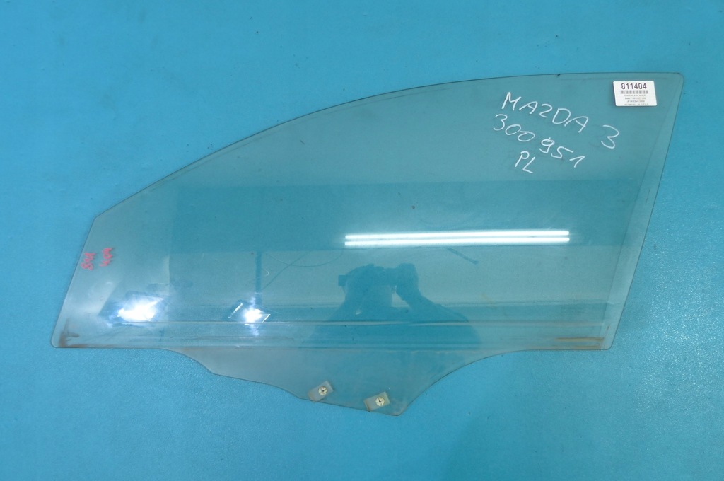 фото №1, Стекло дверь перед левая mazda 3 bk sedan 03-09