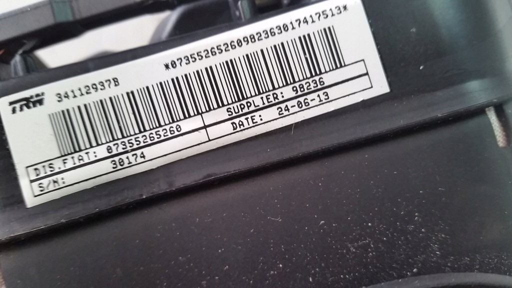 фото №11, Bipper 13r подушка безопасности подушки безопасности ремни датчик 34112937b