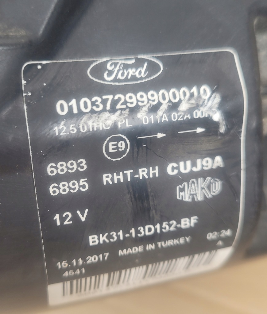 фото №8, Ford transit mk8 12-18 лампа с led правая