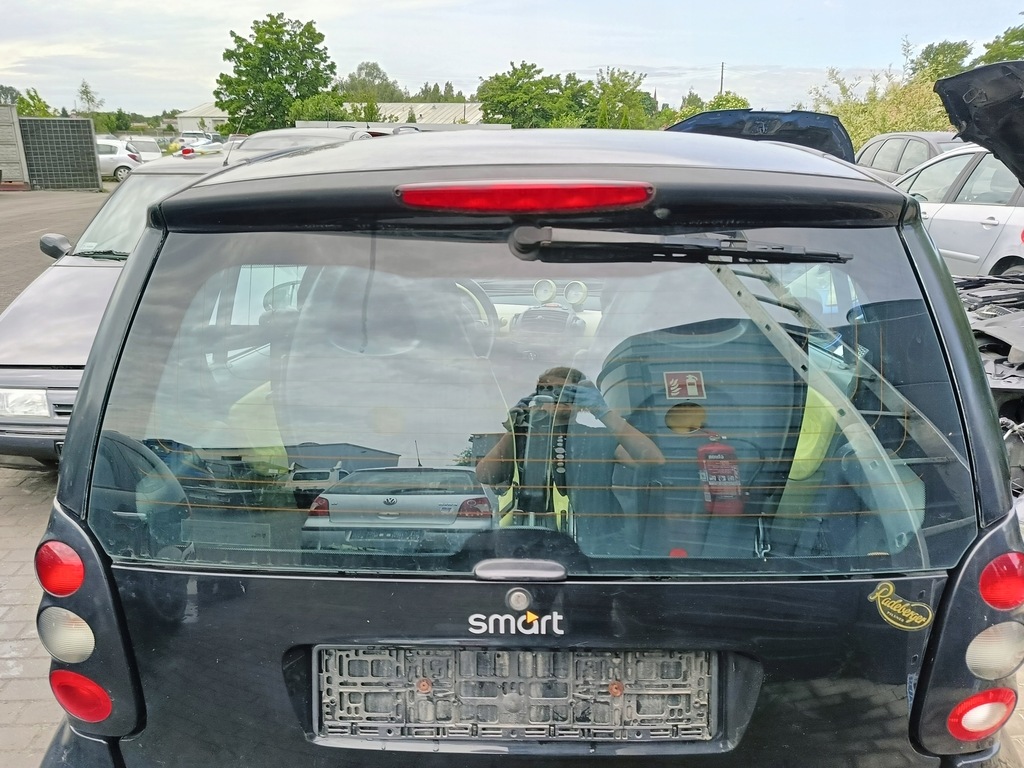 фото №6, Smart fortwo 450 01-07 кришка багажника задня задня багажника góra czarny/limonka