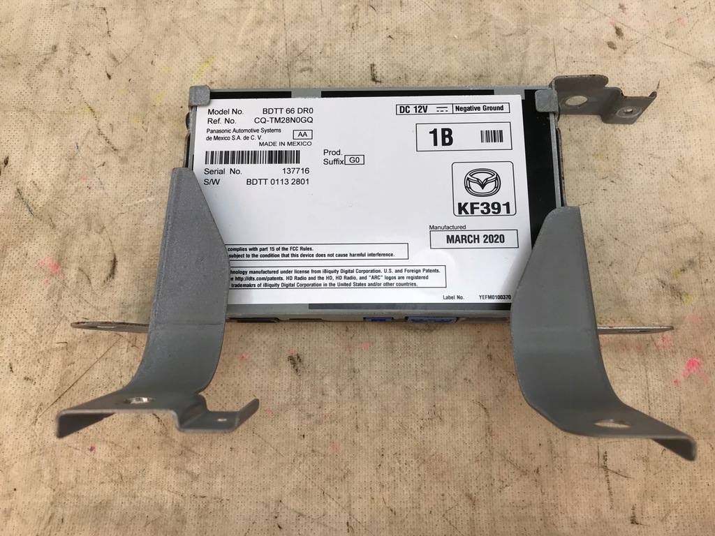 фото №1, Mazda cx3 15- модуль радио bdtt66dr0 usa