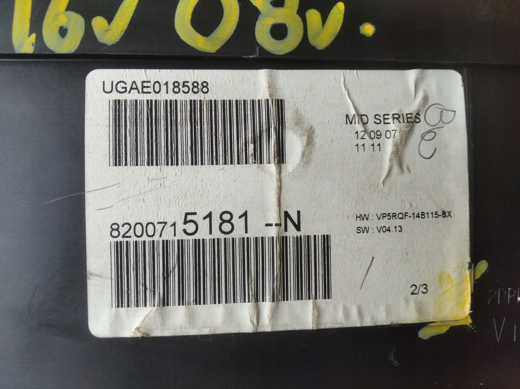 фото №2, Счетчик renault clio iii 8200715181n