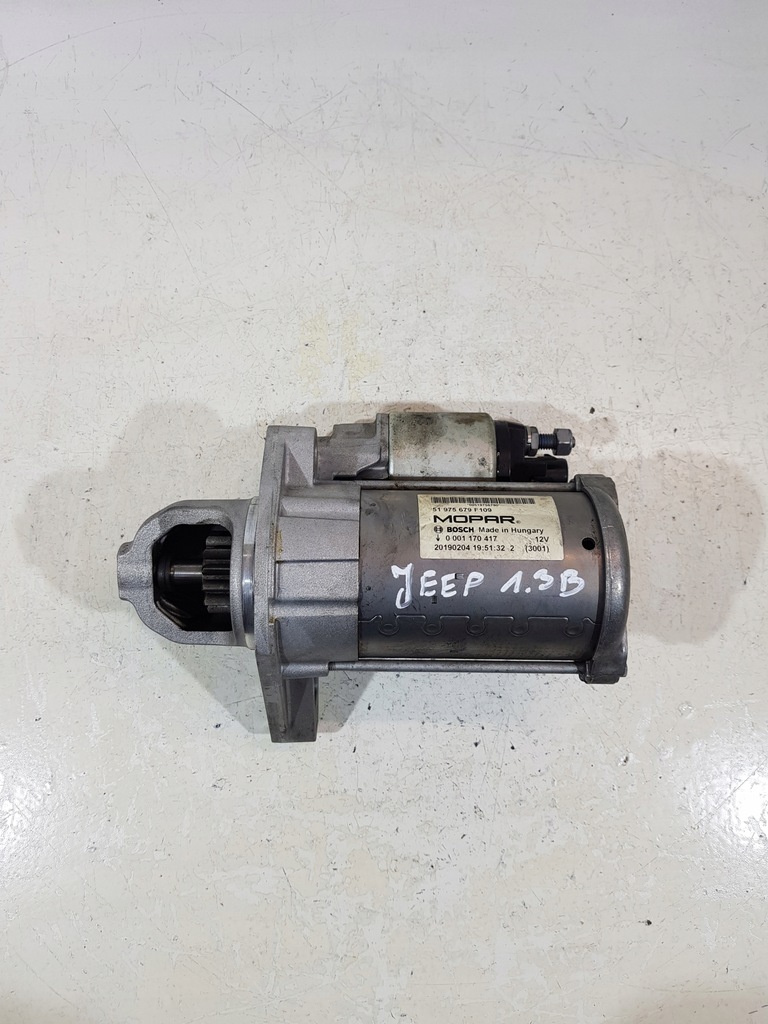 фото №1, Стартер 51975679 jeep renegade compass ii fiat 500x 1.3b