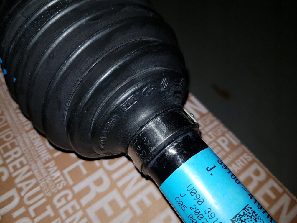 фото №3, Nowa оригинальная приводной вал приводная правая renault koleos 2.5 391004197r