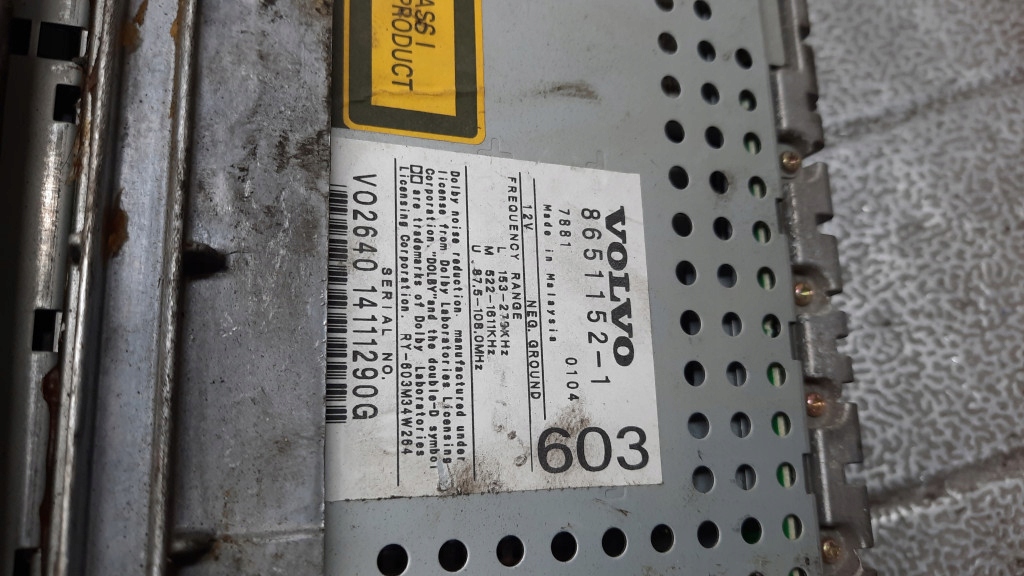 фото №7, Радіо volvo s60 v70 ii 8651152-1