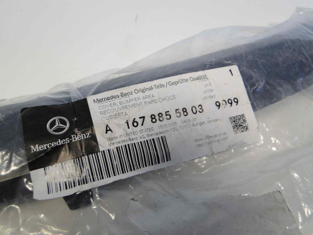 фото №8, Mercede gle w167 167 молдинг правая bok бампера amg