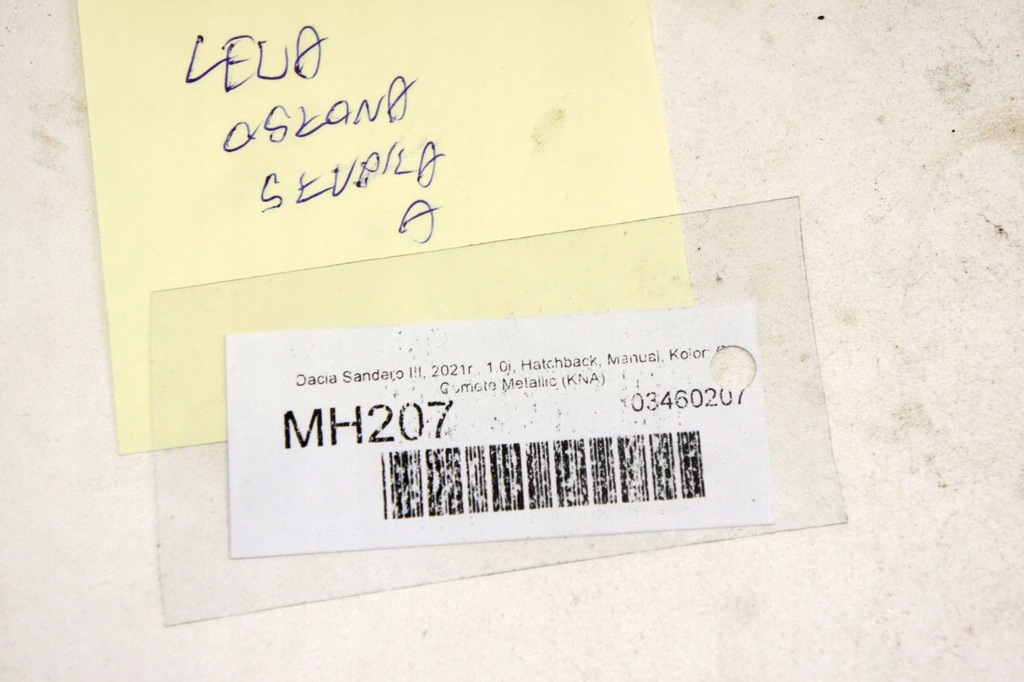 фото №6, Mh207 dacia sandero iii захист стійка лівий перед