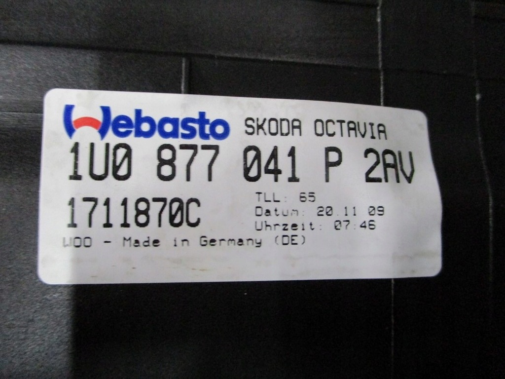 фото №13, Люк skoda fabia 5j0 5j9