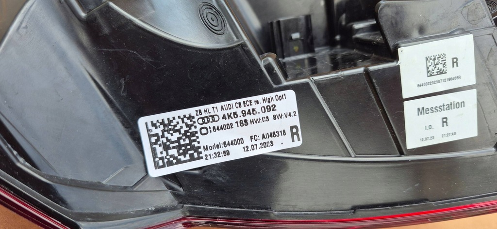 фото №6, Audi a6 c8 4k 4k5 kombi лампа правая задняя задняя 4k5945092