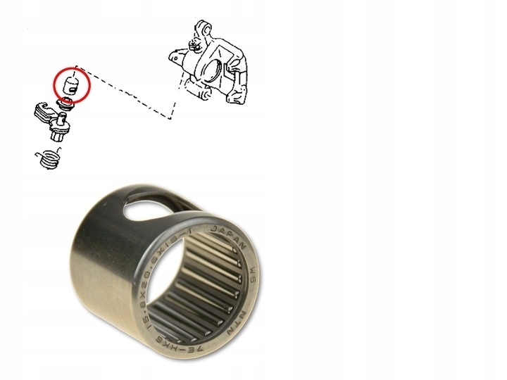 фото №5, Mazda rx-7 92-03 подшипник суппорт задняя задний