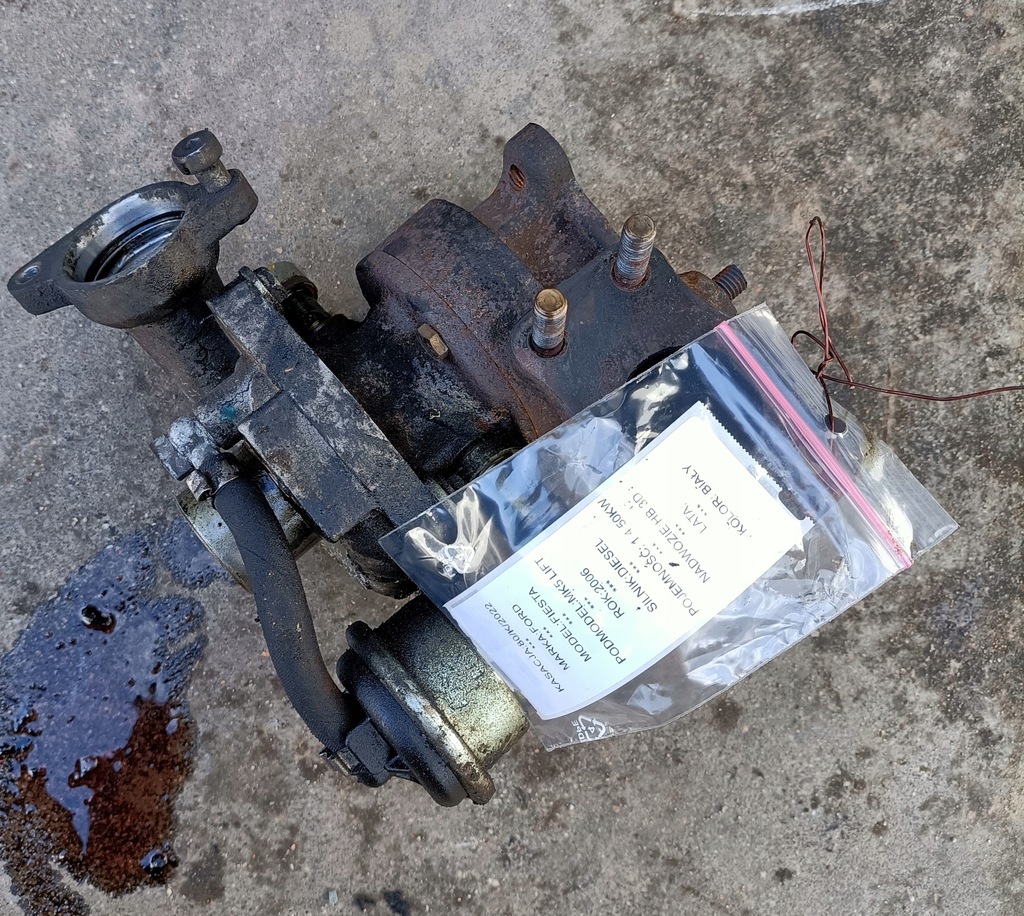 фото №5, Турбонагнетатель 54351014861 ford fiesta mk5 lift