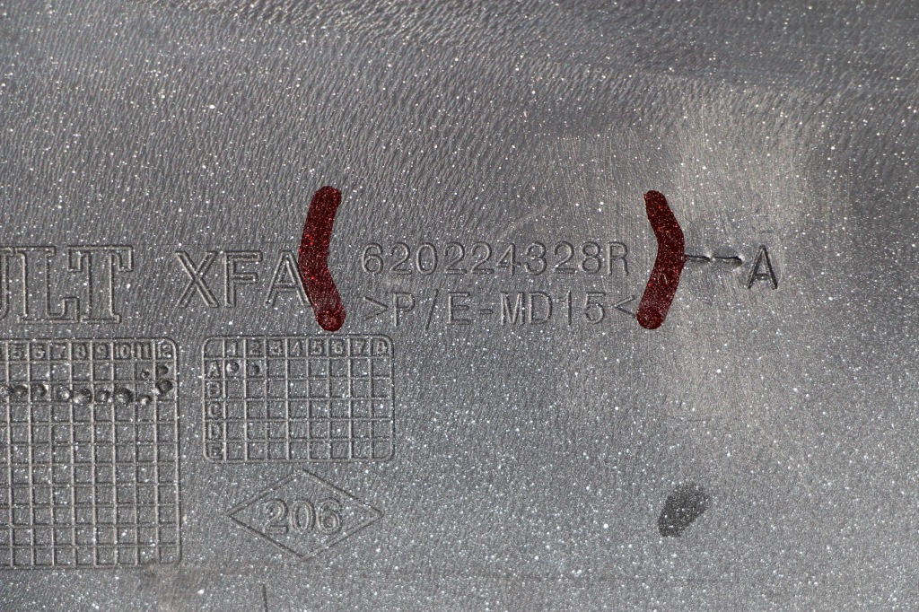 фото №12, Renault scenic 4 iv бампер перед передний na 4 pdc + решётка 2016+