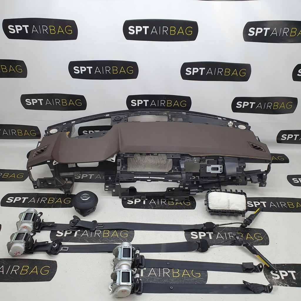 фото №1, Qashqai j12 приборная панель консоль подушки безопасности ремни подушка безопасности