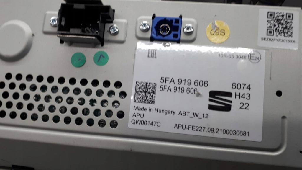 фото №6, 5fa919606 дисплей seat leon mib экран - delikatne царапины