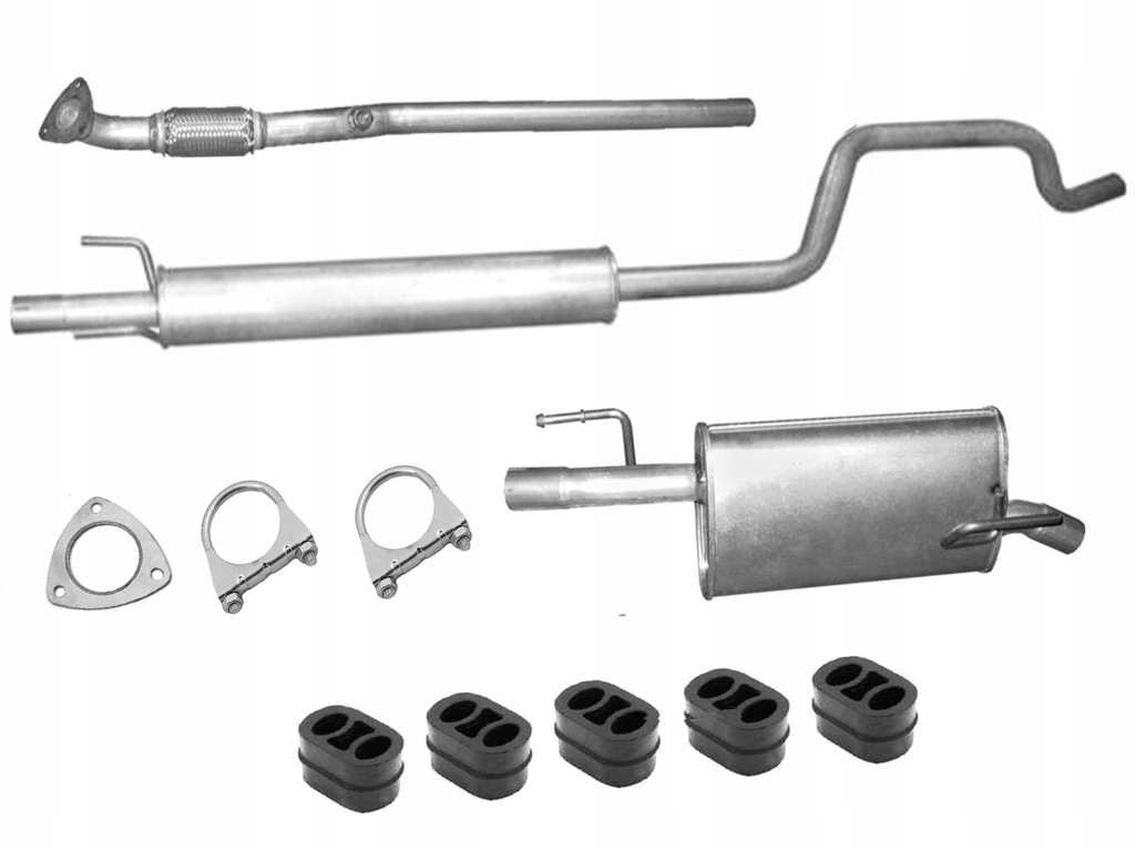 фото №1, Opel meriva a 1.4 - глушители + набор