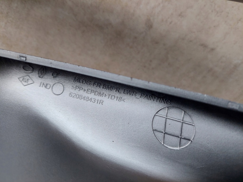 фото №13, Sppiler бампера - перед - renault koleos ii 2 - lift - 2020