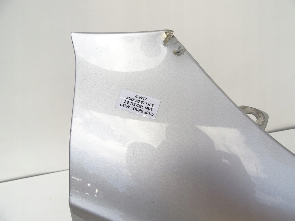 фото №15, Крыло правый перед передний lx7w audi a5 8t coupe sportback 07-16r lift