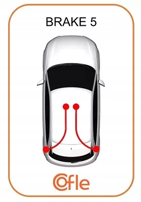 фото №3, Cofle 10.6689 трос гальма l/p renault grand