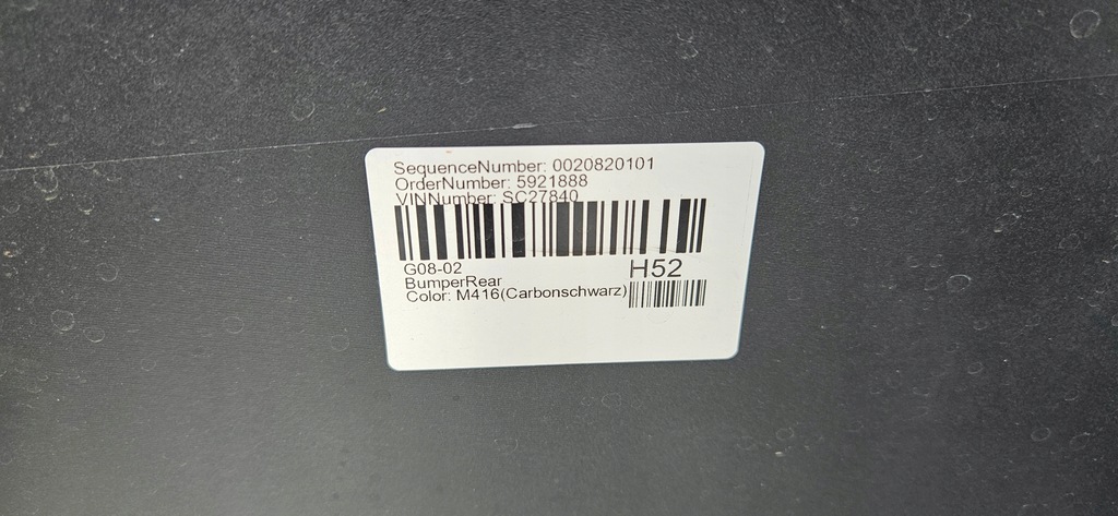 фото №11, Бампер bmw ix3 g08 lift lci 21- bev задняя 6xpdc m-pakiet задний