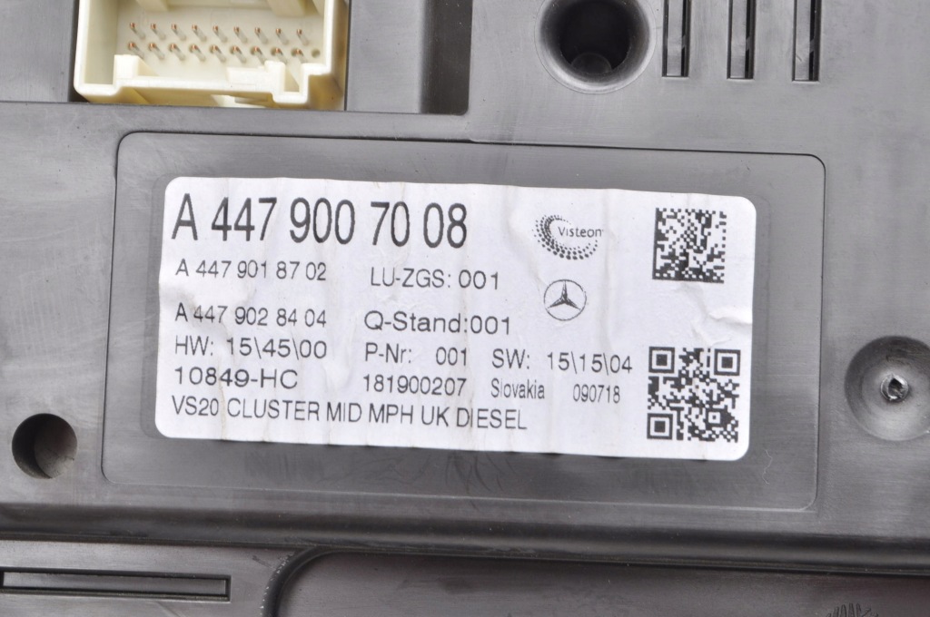 фото №7, Mercedes vito w447 счетчик приборы anglik a4479007008