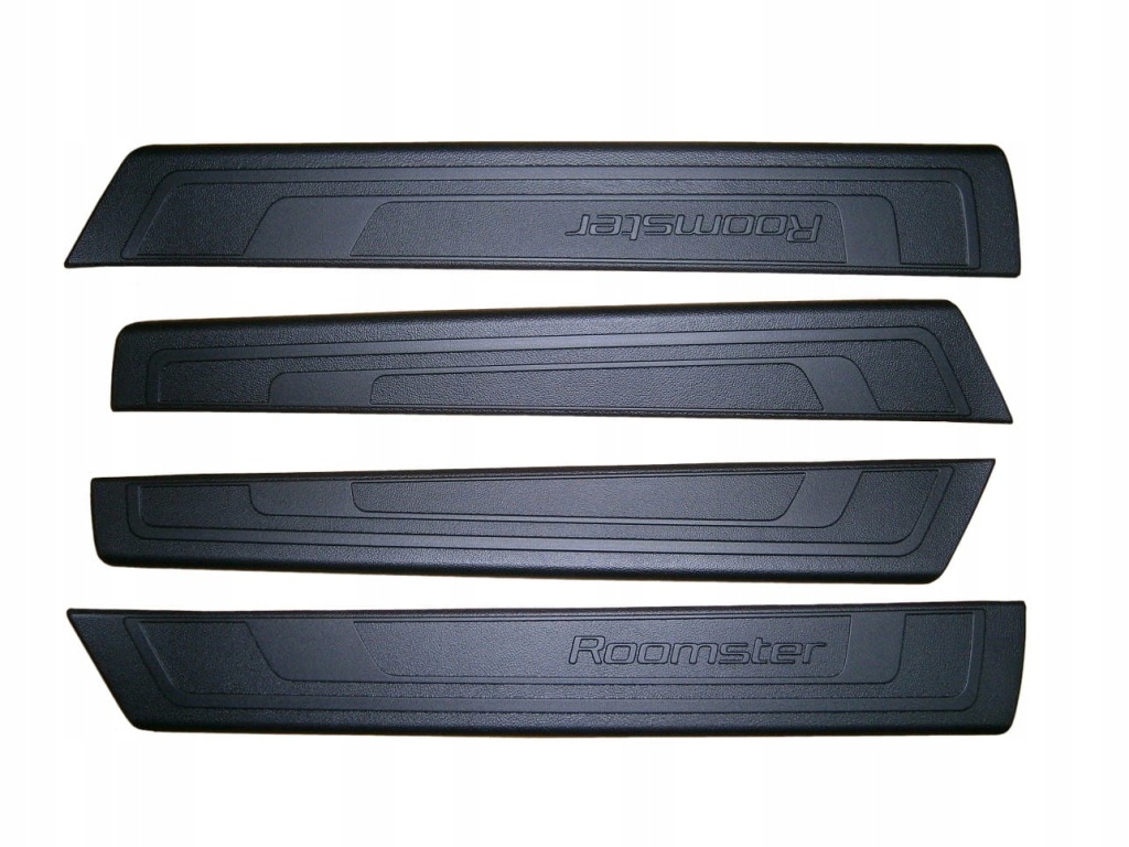фото №1, Накладки пороговые чёрные перед задняя оригинальный номер skoda roomster kda770001