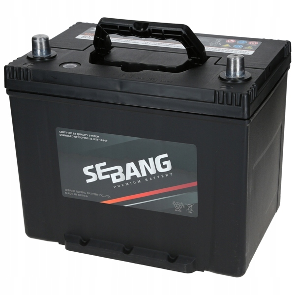 Акумулятор sebang 70ah/600a +l Оригінал