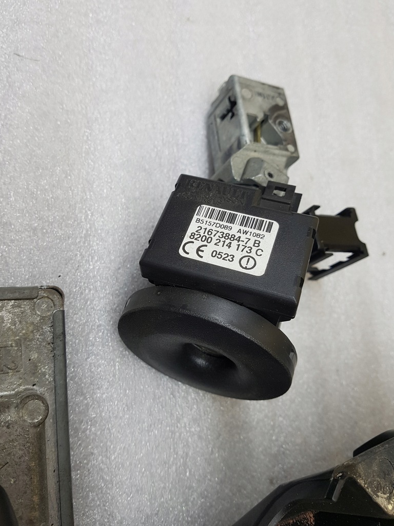 фото №8, Renault modus 1.2 b набір стартовий імобілайзер блок керування замок 8200414422