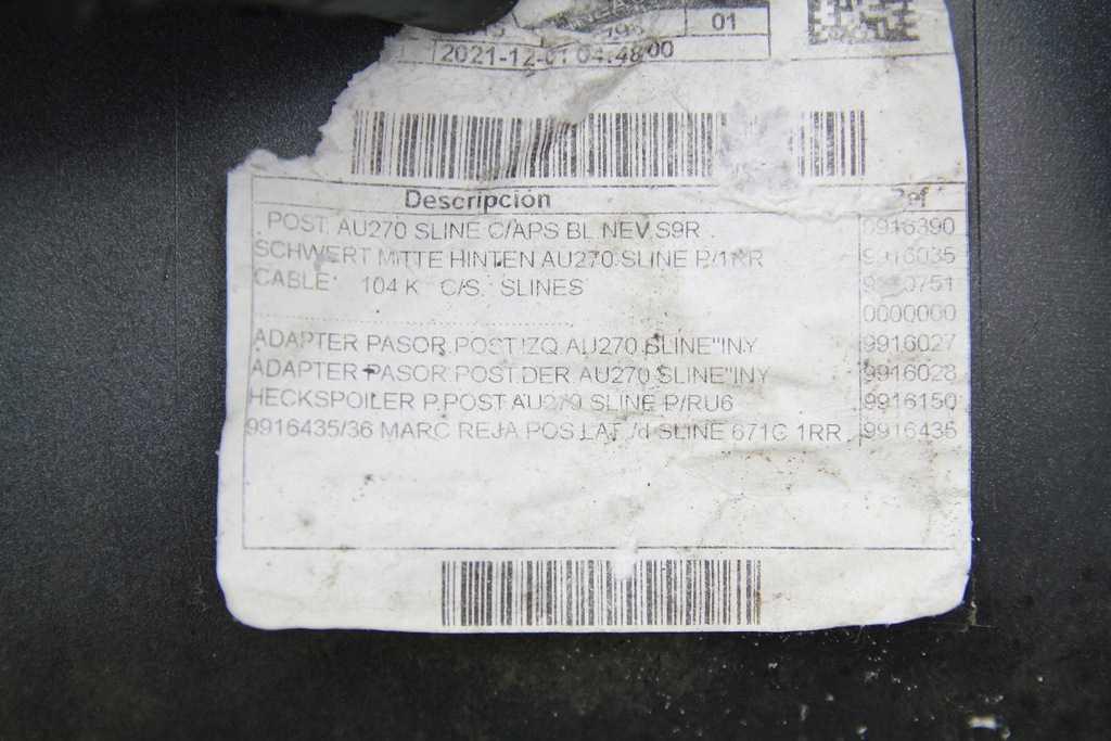 фото №11, Оригинальный бампер задняя audi a1 s-line 82a 2018-