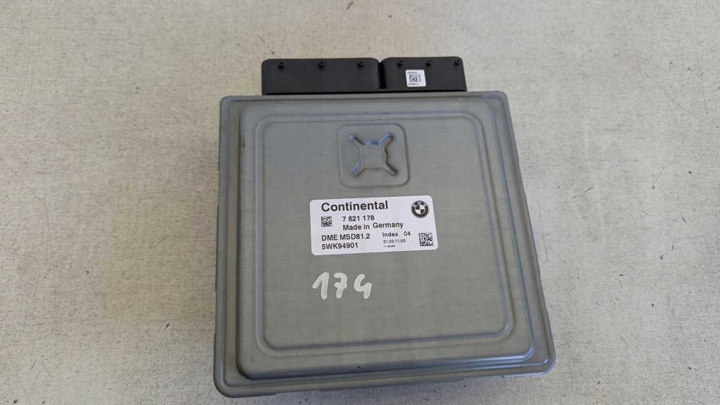 фото №1, Блок управления bmw e90 5wk94901 7621178 dme msd81.2 программирование