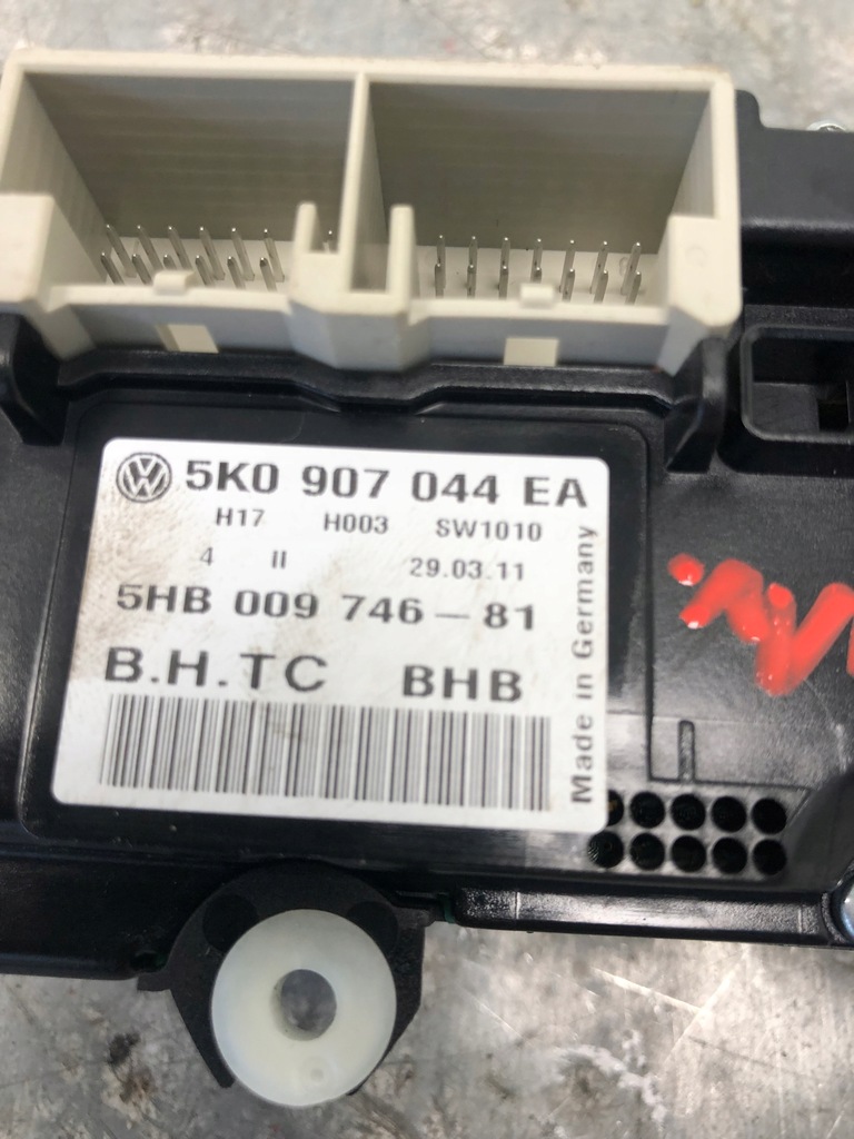 фото №6, Панель кондиціонера vw golf vi plus 5k0907044ea