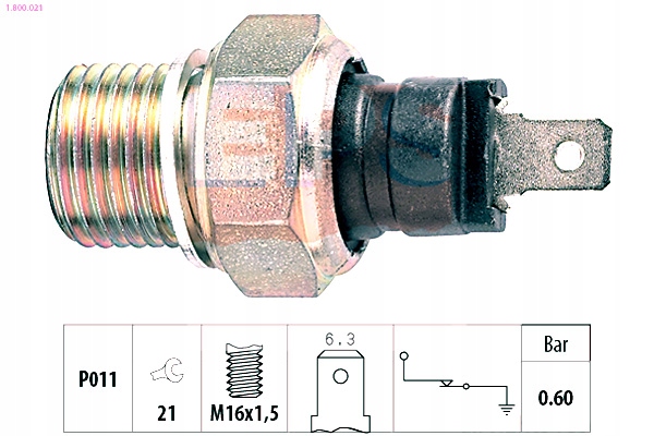 фото №2, Eps 1.800.021 вимикач тисковий оливи