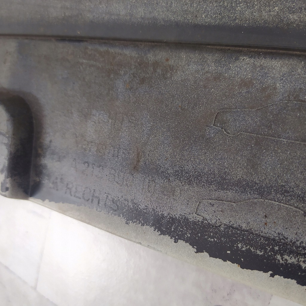 фото №10, Mercedes w213 молдинг порог накладка правая хром a2136901040