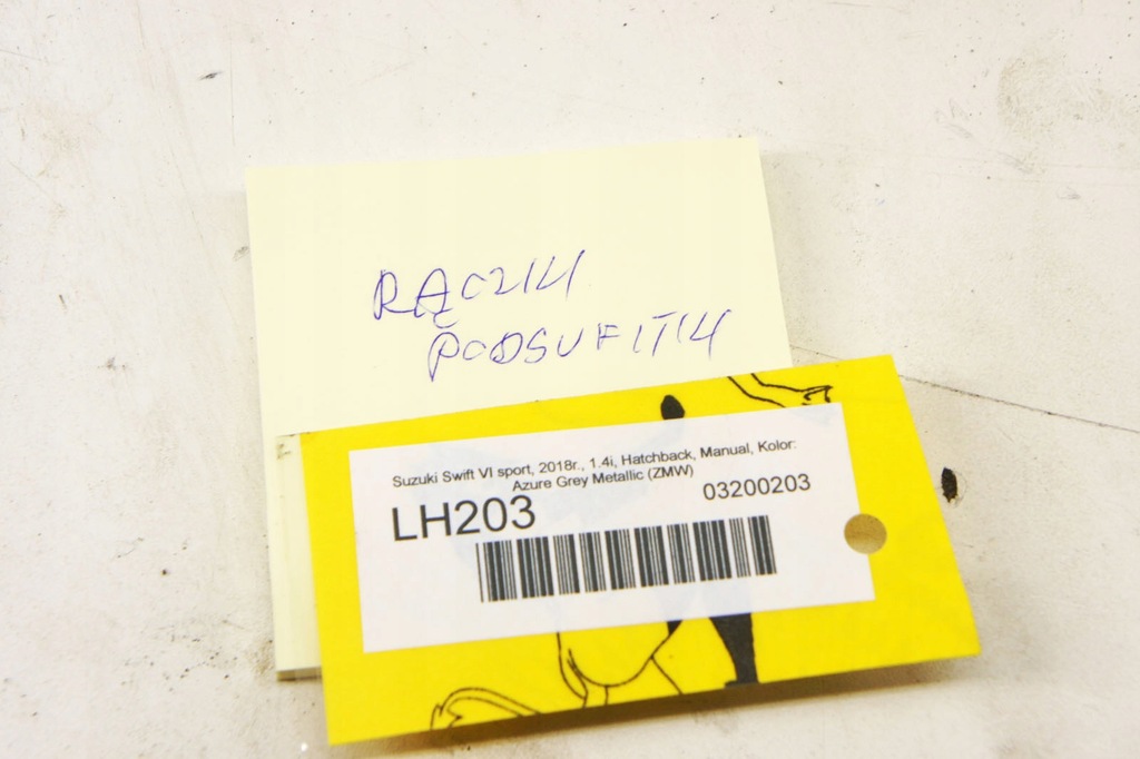 фото №5, Lh203 suzuki swift vi mk8 ручки стельовий задня