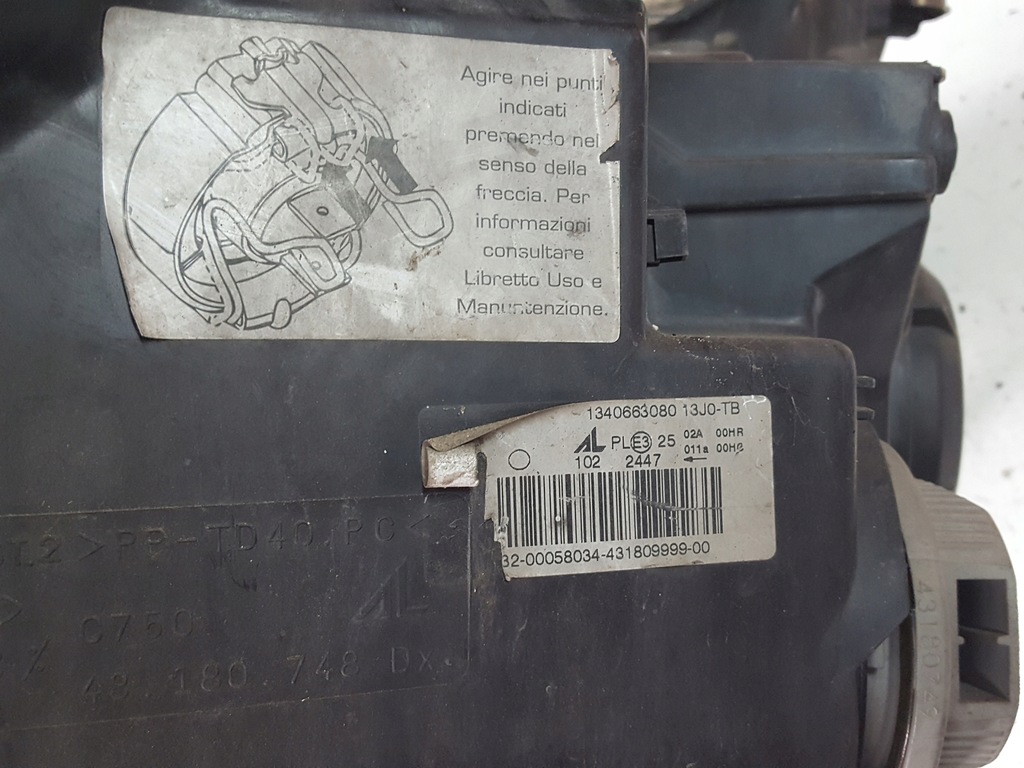 фото №7, Jumper iii 06-14 boxer ducato лампа права перед eu